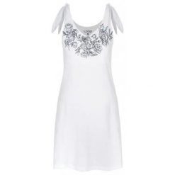 Damska sukienka sportowa pętelka Berunka biała. Białe sukienki ZSPORT, na lato, m, bez wzorów, z bawełny, sportowe, bez kołnierzyka, bez ramiączek, sportowe. Za 142.99 zł.
