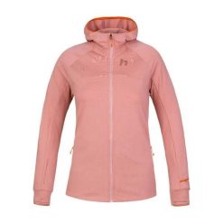 Bluza damska z kapturem Hannah Eli. Czerwone bluzy Hannah, bez wzorów, z materiału, z kapturem. Za 224.39 zł.