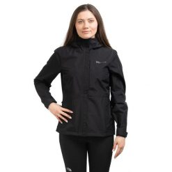 Kurtka trekkingowa damska Minimalist Women. Czarne kurtki sportowe Marmot, s, bez wzorów, bez kaptura, trekkingowe. Za 811.92 zł.