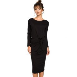 Sukienka w kolorze czarnym. Czarne sukienki Be Wear, l, bez wzorów, bez kołnierzyka, bez ramiączek, maxi. Za 149.95 zł.