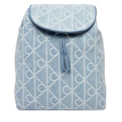 Plecak Calvin Klein. Niebieskie plecaki Calvin Klein, bez wzorów, z denimu. Za 529.99 zł.
