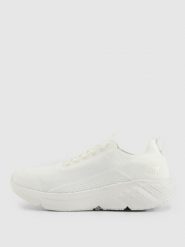 4F Niskie sneakersy sportowe VELOCORE damskie - białe 38. Białe obuwie sportowe 4f, z dzianiny, bez zapięcia. Za 299.99 zł.