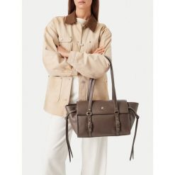 Torebka Beverly Hills Polo Club. Szare torebki klasyczne Beverly Hills Polo Club, bez wzorów, bez dodatków. Za 299.99 zł.