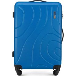 Walizka średnia 56-3A-572-90. Niebieskie walizki Wittchen, bez wzorów, małe. Za 379.90 zł.