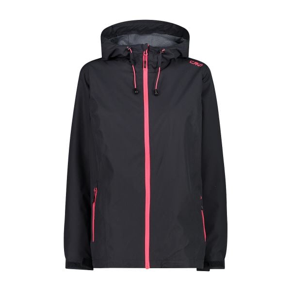 Kurtka przeciwdeszczowa damska z kapturem CMP. Brązowe kurtki sportowe CMP, xl, bez wzorów, z kapturem, trekkingowe. Za 281.99 zł.