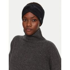 Zestaw czapka i opaska Calvin Klein. Czarne czapki Calvin Klein, bez wzorów. Za 459.99 zł.