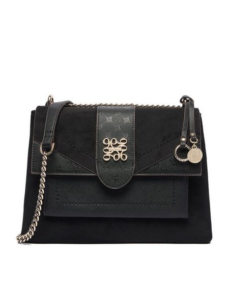 Nine West Torebka EO-MINIMAL CHIC-TK26009 Czarny. Czarne listonoszki Nine West, bez wzorów, ze skóry, bez dodatków. Za 349.99 zł.