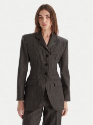 Marella Marynarka Essenza 2523046052 Szary Slim Fit. Szare marynarki i żakiety Marella, bez wzorów, z wełny. Za 1,989.00 zł.
