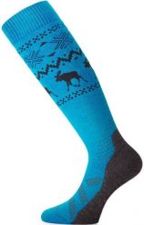 Skarpety merino FWW. Szare skarpety LASTING, bez wzorów, z elastanu. Za 116.00 zł.
