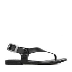 Sandały G-Star Raw. Czarne sandały G-Star Raw, bez wzorów, retro, bez obcasa, na płaskiej podeszwie, bez zapięcia. Za 279.99 zł.