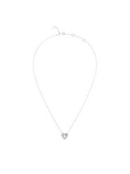 Guess Naszyjnik JUBN05 018JW Srebrny. Szare naszyjniki Guess, metalowe. Za 189.99 zł.