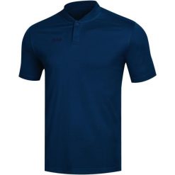 Polo Jako Prestige. Niebieskie koszulki polo JAKO, bez wzorów, bez kołnierzyka, bez ramiączek. Za 168.90 zł.
