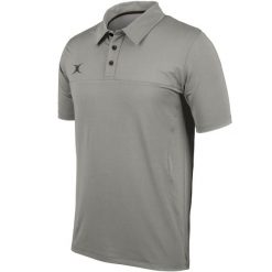 Polo Gilbert Pro. Szare koszulki polo GILBERT, bez wzorów, z materiału, bez kołnierzyka, bez ramiączek. Za 255.50 zł.