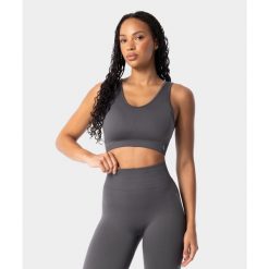 Biustonosz sportowy bezszwowy damski Simply Seamless Carpatree. Szare bielizna sportowa Carpatree, l, bez wzorów. Za 79.99 zł.