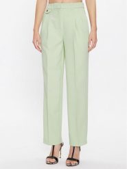 Selected Femme Spodnie materiałowe Doah 16088117 Zielony Regular Fit. Zielone spodnie materiałowe Selected Femme, bez wzorów, z materiału. Za 259.99 zł.