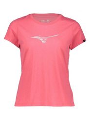 Mizuno Koszulka sportowa w kolorze jasnoróżowym rozmiar: M. Różowe koszulki sportowe Mizuno, bez wzorów, bez ramiączek, outdoorowe. Za 61.60 zł.