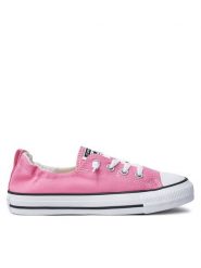 Converse Trampki Chuck Taylor All Star Shoreline Slip A11543C Różowy. Czerwone trampki Converse, bez wzorów, z materiału, bez zapięcia. Za 189.99 zł.