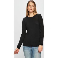 Tommy Hilfiger - Bluzka Jada. Czarne bluzki TOMMY HILFIGER, s, bez wzorów, z elastanu, casualowe, bez kołnierzyka, bez ramiączek. W wyprzedaży za 199.90 zł.