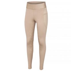 Legginsy do jazdy konnej damskie EQUESTRIAN QUEEN Salford 24SS z pełnym lejem. Brązowe legginsy EQUESTRIAN QUEEN, m, bez wzorów. Za 290.99 zł.