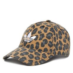 Czapka z daszkiem adidas. Brązowe czapki Adidas, bez wzorów. Za 89.99 zł.