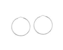 Kolczyki srebrne - koła - 30,6 mm. Szare kolczyki Apart, srebrne. Za 209.00 zł.