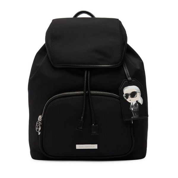 Plecak KARL LAGERFELD. Czarne plecaki KARL LAGERFELD, bez wzorów. Za 849.99 zł.