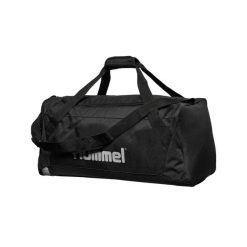 Torba sportowa dla dorosłych Hummel Core Sports Bag. Czarne torby na ramię Hummel, bez wzorów, sportowe, na ramię, duże, bez dodatków. Za 194.60 zł.