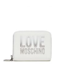 LOVE MOSCHINO Duży Portfel Damski JC5726PP0MKD0100 Biały. Białe portfele Love Moschino, bez wzorów, ze skóry. Za 579.99 zł.