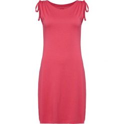 Sukienka damska LOAP Asanura - różowa, rozmiar M. Czerwone sukienki WOMEN'S HEALTH, m, bez wzorów, sportowe, bez kołnierzyka, bez ramiączek, sportowe. Za 155.99 zł.