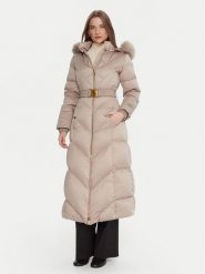Marciano Guess Płaszcz zimowy 5BGL39 7374A Écru Regular Fit. Płaszcze Marciano Guess, na zimę, z aplikacjami, z syntetyku, bez kaptura. Za 1,669.00 zł.