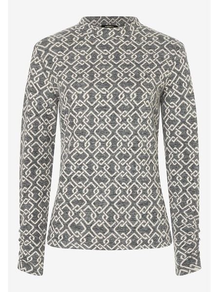 More & More Koszulka w kolorze szarym rozmiar: 36. Szare bluzki More & More, bez wzorów, bez kołnierzyka, bez ramiączek. Za 65.54 zł.