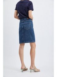 Orsay Spódnica dżinsowa w kolorze niebieskim rozmiar: 38. Niebieskie spódnice Orsay, na co dzień, z aplikacjami, ze skóry, klasyczne, mini, proste. Za 78.99 zł.