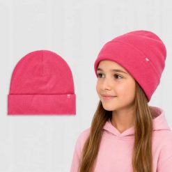 CZAPKA PRZEJŚCIOWA 4F BEANIE UNISEKS DAMSKA ACAPU0739 SS26. Czerwone czapki 4f, bez wzorów. Za 64.00 zł.