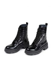 Anna Morellini Skórzane botki "Simoldo" w kolorze czarnym rozmiar: 40. Czarne botki Anna Morellini, bez wzorów, ze skóry, bez obcasa, bez zapięcia. Za 350.56 zł.