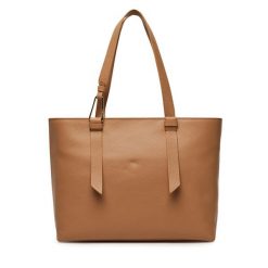 Torebka Coccinelle. Brązowe shopper Coccinelle, bez wzorów, bez dodatków. Za 1,009.00 zł.