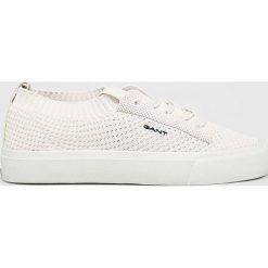 Gant - Buty Long Beach. Białe obuwie sportowe GANT, z gumy, bez zapięcia. W wyprzedaży za 349.90 zł.