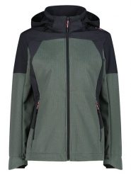 Cmp Kurtka softshellowa w kolorze zielono-czarnym rozmiar: 44. Czarne kurtki sportowe CMP, m, bez wzorów, z tkaniny, bez kaptura, outdoorowe. Za 180.06 zł.
