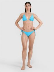 4F Dół od bikini damski - turkusowy L. Niebieskie szorty 4f, bez wzorów, z elastanu, klasyczne. Za 49.99 zł.