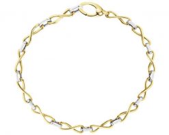 Złota bransoletka - nieskończoności. Żółte bransoletki Apart, złote. Za 4,399.00 zł.