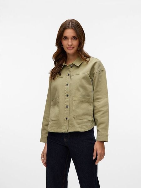 Vero Moda Kurtka przejściowa w kolorze khaki rozmiar: S. Brązowe kurtki Vero Moda, s, bez wzorów, bez kaptura. Za 109.95 zł.
