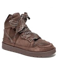 C'M Sneakersy w kolorze brązowym rozmiar: 36. Brązowe trampki C'M, bez wzorów, za kostkę, bez zapięcia. Za 130.99 zł.