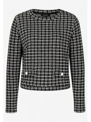 More & More Sweter w kolorze czarno-białym rozmiar: 44. Białe swetry More & More, bez wzorów, bez ramiączek. Za 114.44 zł.