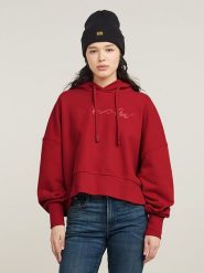 G-Star Bluza w kolorze czerwonym rozmiar: M. Czerwone bluzy G-Star, m, bez wzorów, z bawełny, z kapturem. Za 198.10 zł.