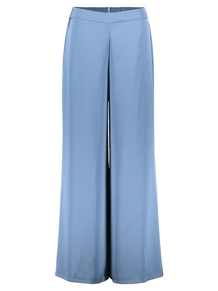 Vera Mont Spodnie w kolorze błękitnym rozmiar: 42. Niebieskie spodnie materiałowe Vera Mont, na co dzień, bez wzorów, z materiału. Za 156.24 zł.