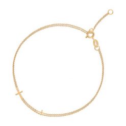 Złota Bransoletka - złoto 375. Żółte bransoletki W.KRUK, złote. Za 399.00 zł.