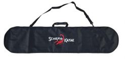 Pokrowiec torba na wiosło składane kajakowe Scorpio kajak. Czarne torby na ramię SCORPIO KAYAK, bez wzorów, na ramię, bez dodatków. Za 119.00 zł.