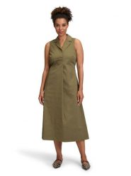 Vera Mont Sukienka w kolorze khaki rozmiar: 36. Brązowe sukienki Vera Mont, bez wzorów, bez kołnierzyka, bez ramiączek, midi. Za 154.95 zł.