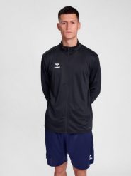 Bluza hmlESSENTIAL TRACK JACKET. Niebieskie bluzy Hummel, s, bez wzorów, z materiału, bez kaptura. Za 99.99 zł.