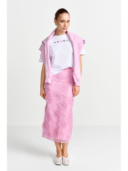 Rich & Royal Koszulka w kolorze białym rozmiar: XL. Białe bluzki Rich & Royal, xl, bez wzorów, bez kołnierzyka, bez ramiączek. Za 99.95 zł.