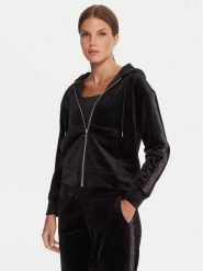 DKNY Sport Bluza DP5J9639 Czarny Regular Fit. Czarne bluzy DKNY Sport, s, bez wzorów, z syntetyku, bez kaptura. Za 439.99 zł.